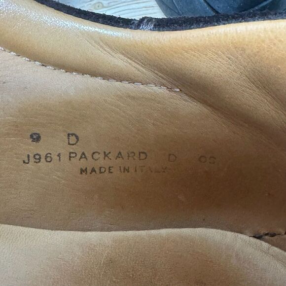 Coach Oxford Shoes Mens 9D‎ Chocolate Brown Suede Office Casual Tie Up Packard - Picture 6 of 9